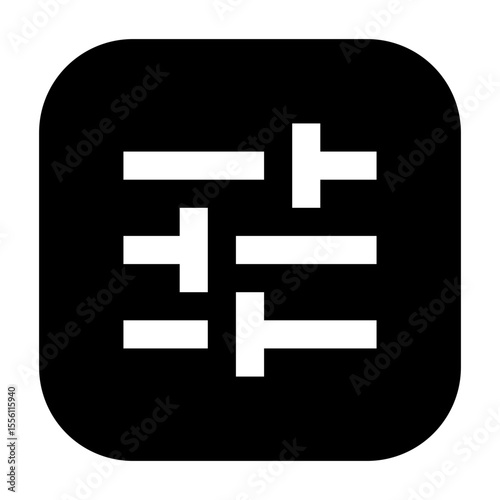 Tuning icon representing fine adjustments in settings or image appearance.