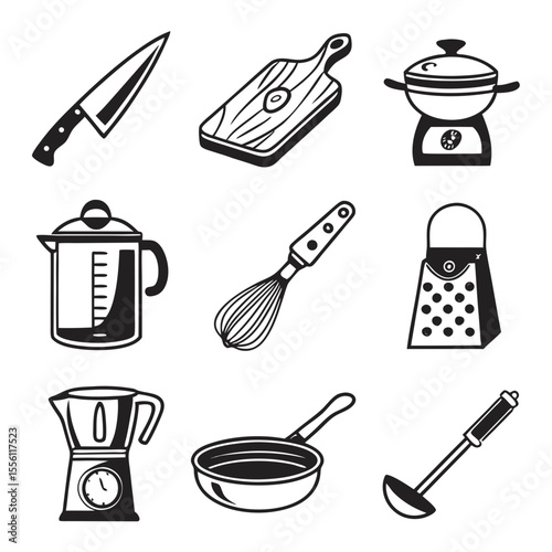 kitchen icons set