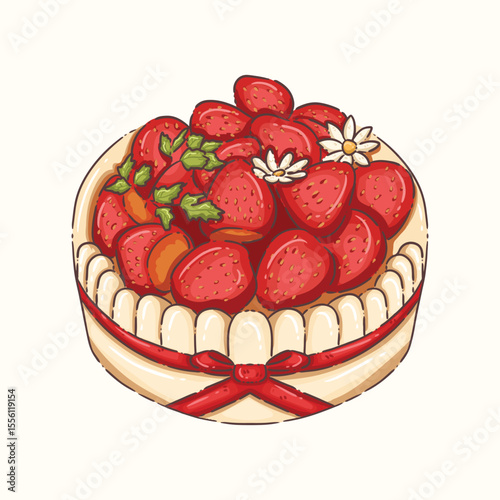 cake strawberry