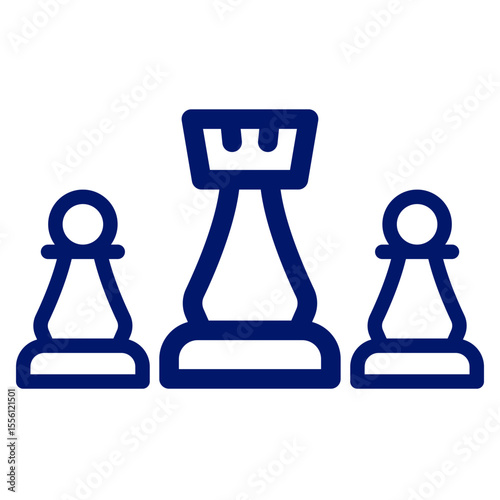 chess board game vector illustration