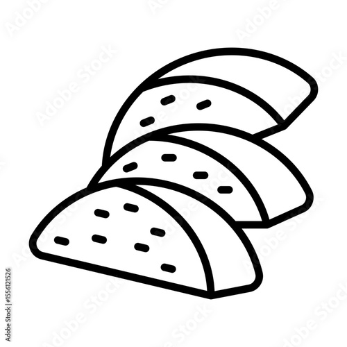 Biscotti Cookie Crunchy Single icon