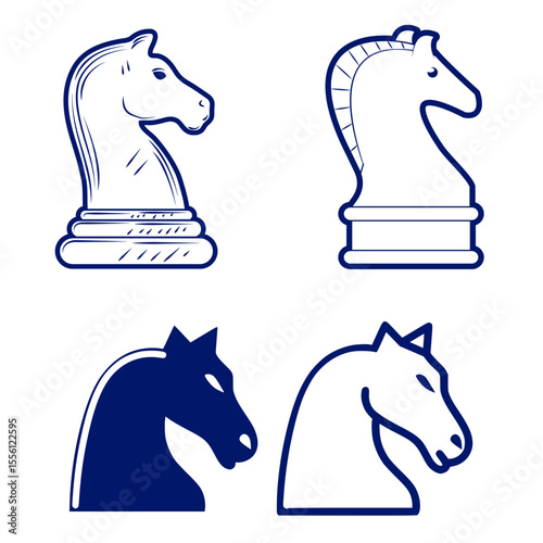 chess board game vector illustration