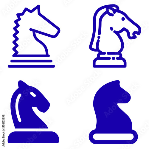 chess board game vector illustration