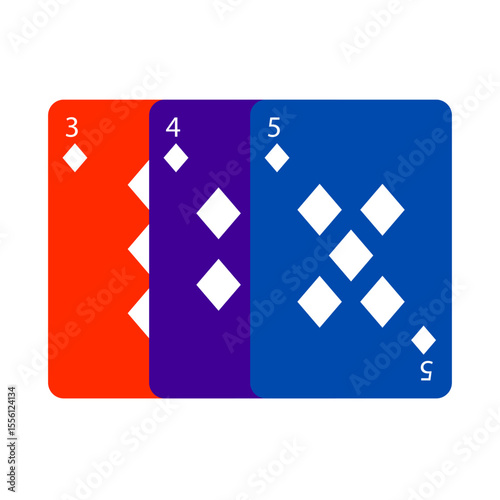 card game vector image illustration
