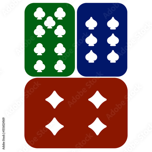 card game vector image illustration