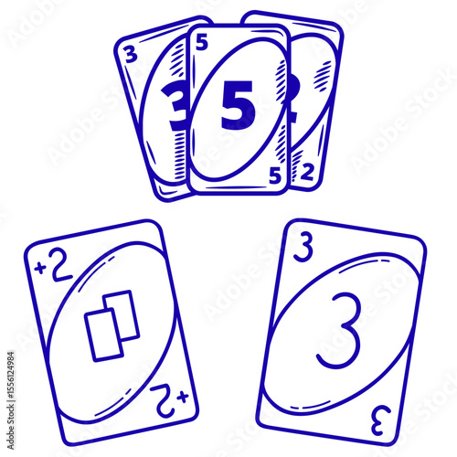 card game vector image illustration