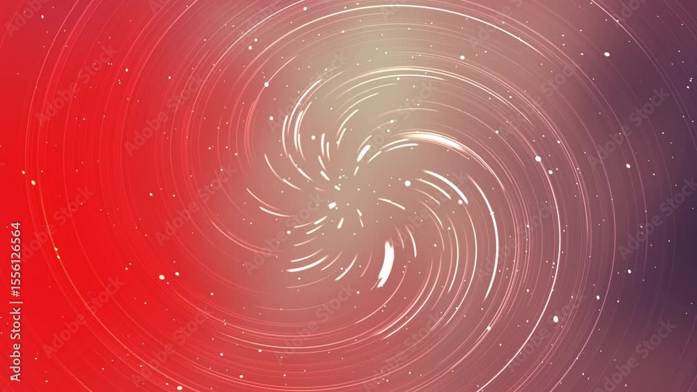 Espiral Abstrata em Tons de Vermelho e Bege