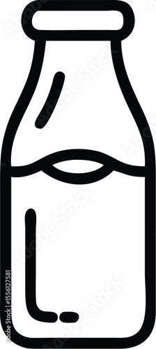 illustration of a jar of milk