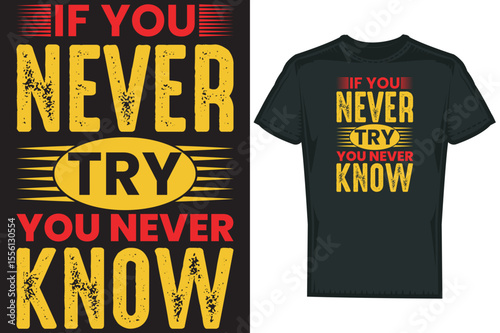 Custom Trendy Unique Typography T shirt Design
