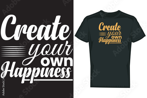 Custom Trendy Unique Typography T shirt Design