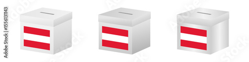 Election in Austria. Election Concept. Vector Illustration.