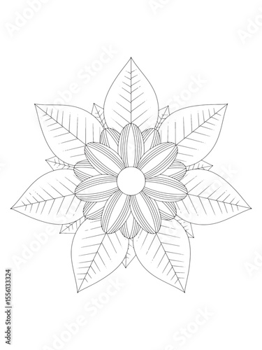 Flowers Coloring Pages For Adultes