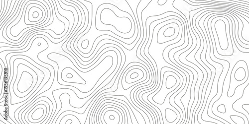 Topographic map background with geographic grid for hiking and mountain sport. luxury topographic wavy pattern and geographic grid map design. paper texture Imitation of a geographical map shades.