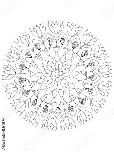Flowers Coloring Pages For Adultes
