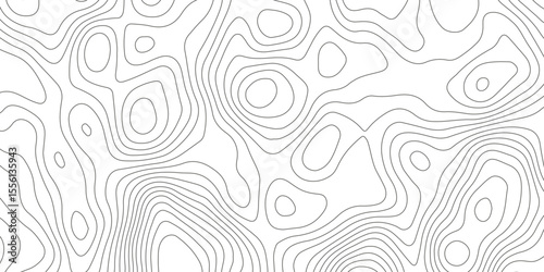 Topographic map background with geographic grid for hiking and mountain sport. luxury topographic wavy pattern and geographic grid map design. paper texture Imitation of a geographical map shades.