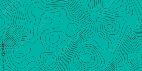 Topographic map background with geographic grid for hiking and mountain sport. luxury topographic wavy pattern and geographic grid map design. paper texture Imitation of a geographical map shades.