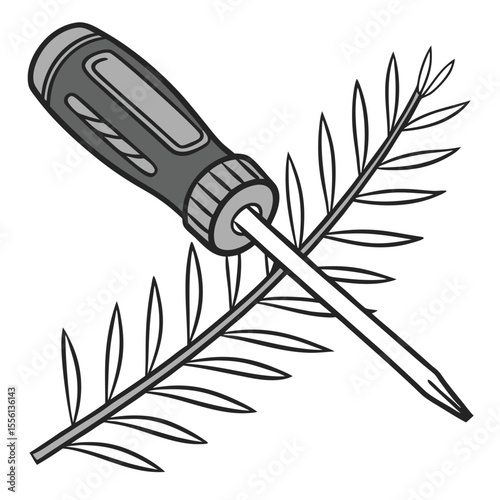 Bottle cleaning brush on white, reaching narrow spaces, perfect for bottles and glasses.