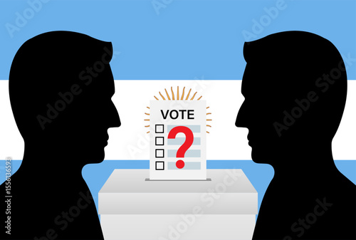 Election in Argentina. Election Concept. Vector Illustration.