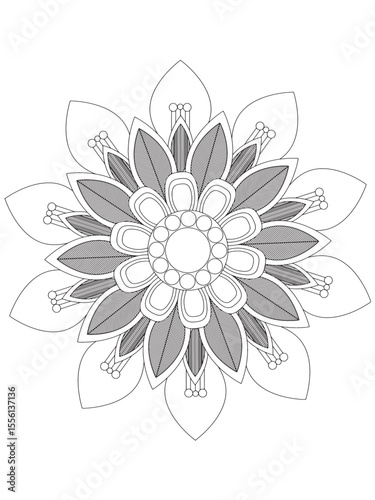 Flowers Coloring Pages For Adultes