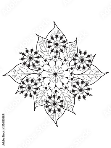 Flowers Coloring Pages For Adultes