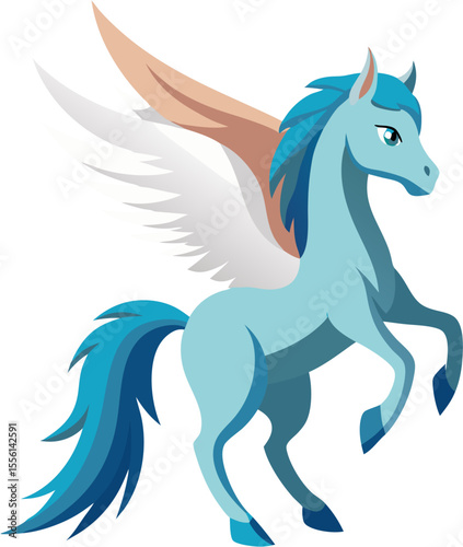 vector illustration of a horse