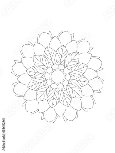 Flowers Coloring Pages For Adultes