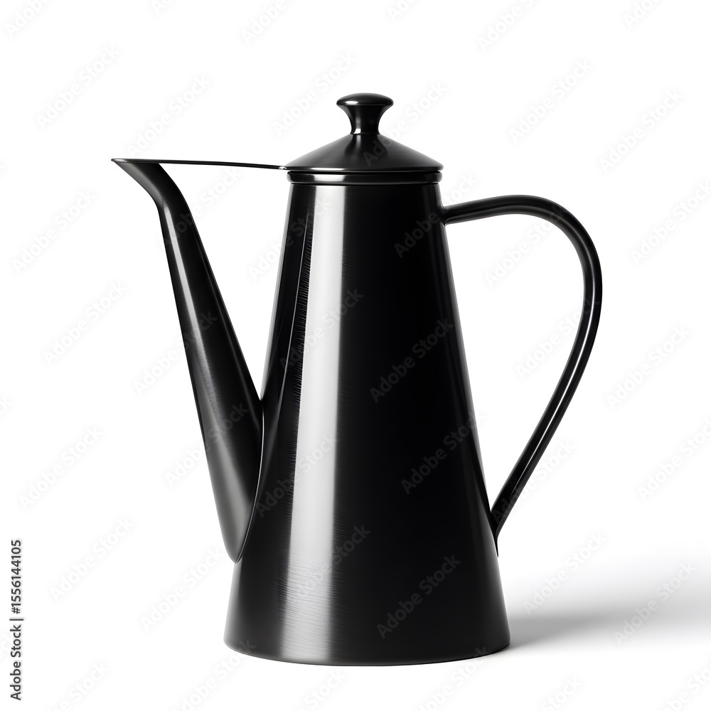 Fototapeta premium Elegant Black Coffee Pot