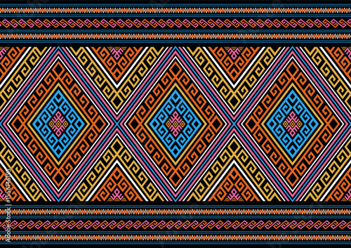 Native geometric ethnic pattern vector vintage graphic design for clothing, home decoration, carpet, fabric. Traditional border graphic eps10 vector.