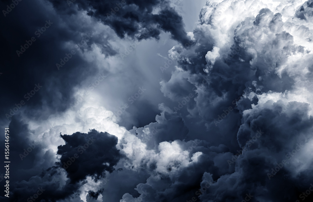 Obraz premium Dramatic Storm Clouds Background