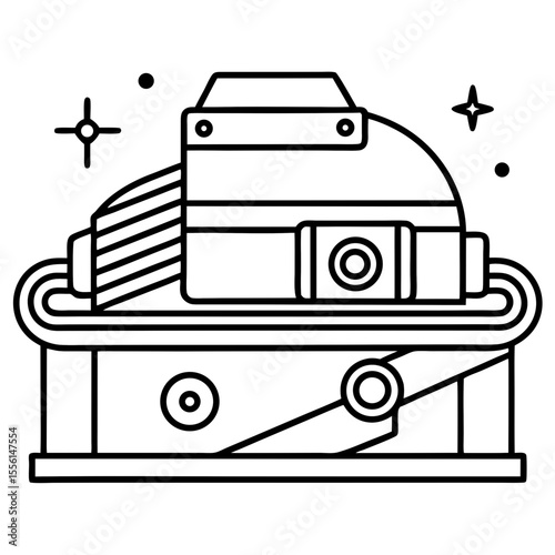 Belt Sander art vector