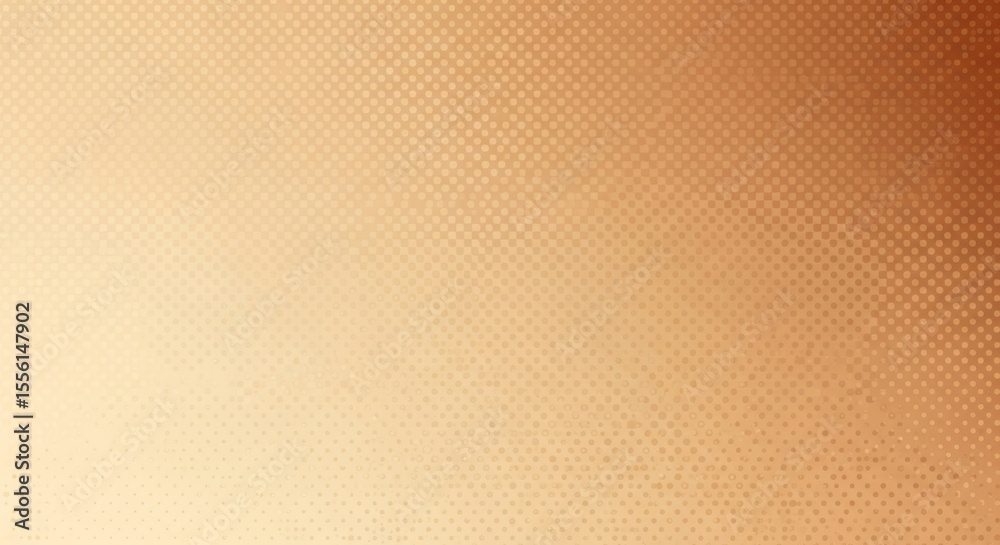 Fototapeta premium Warm golden brown gradient background texture with subtle abstract geometric square dot pattern ideal for website design presentation slides marketing materials social media