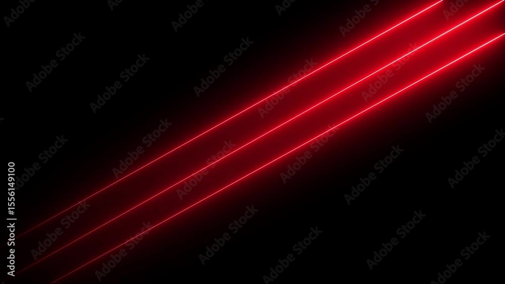 Abstract multi colorful neon line moving background 4k animation.