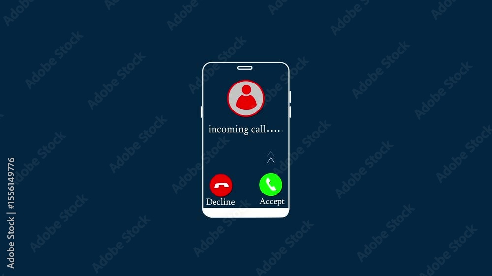 incoming Call ring icon on transparent background, Animation of incoming call icon, incoming call icon background featuring a vibrating phone with a flashing blue background, incoming Call concept incoming Call ring icon on transparent background, Animation of incoming call icon, incoming call icon background featuring a vibrating phone with a flashing blue background, incoming Call concept
