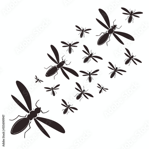 Swarm of termites