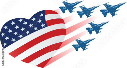 Eagle fighter jet plane taking off during exercise