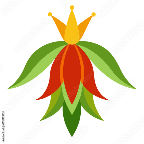 crown imperial vector illustration on-white-background