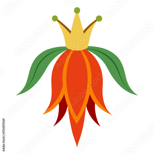  crown imperial on white-background.