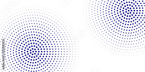 Halftone gradient. Dotted gradient, smooth dots spraying and halftones dot background seamless horizontal geometric pattern vector template set. modern vector ilustration
