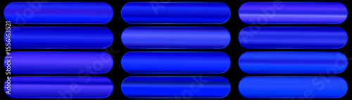 Blue metal texture background, shiny shiny metallic 3d background, vector illustration. dark blue gradient.