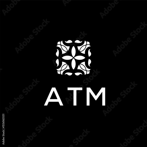 ATM Letter Initial Logo Design Template Vector Illustration