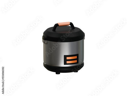 rice cooker icon 3d illustration render
