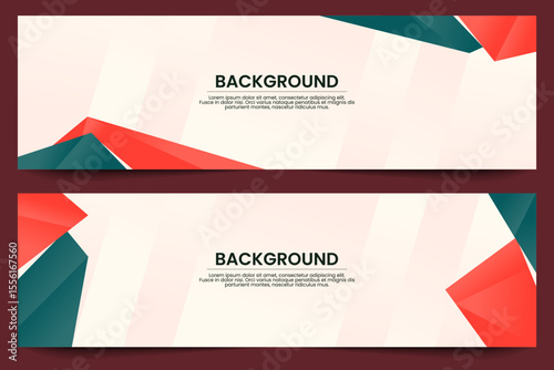 Simple Colorful Abstract Gradient Background Set for Social Media, Ads, and Promotion