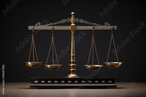 Minimalist antique scale