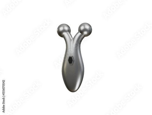 contouring massage roller icon 3d illustration render
