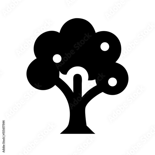 Apple tree icon