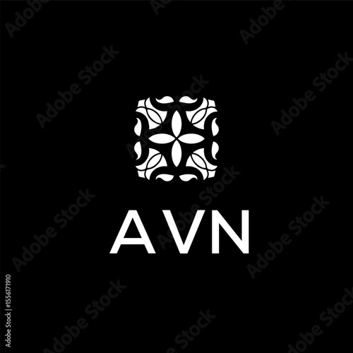 AVN Letter Initial Logo Design Template Vector Illustration