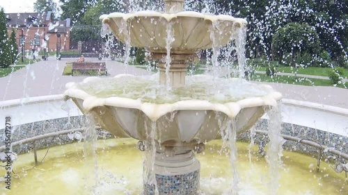 water fountain in the park