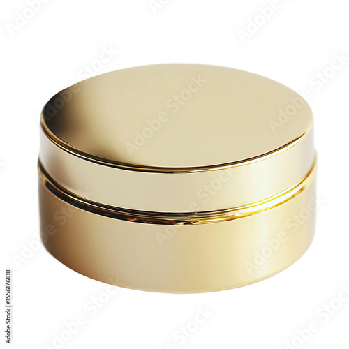 gold box isolated on white background