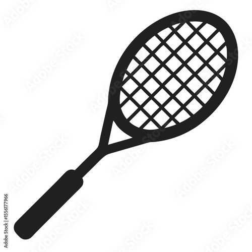 tennis racket isolated on white background