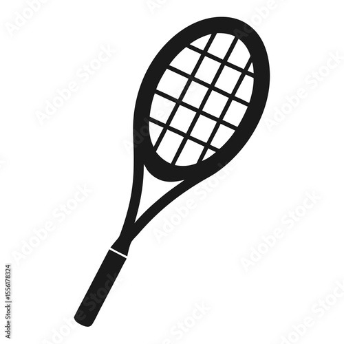 tennis racket with ball